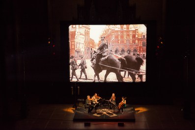 Kronos Quartet performing Beyond Zero. Photo courtesy of Kronos Quartet