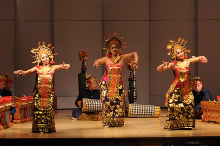 CU Balinese Gamelan and dancers (Photo by Glenn Asakawa/University of Colorado) 