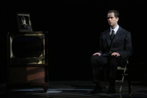 Matthew Worth as Sergeant Raymond Shaw in the Minnesota Opera production of The Manchurian Candidate. Photo by Michal Daniel.