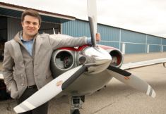 For many years Christie had to fly his own airplane to get to and from the three positions he held as conductor.