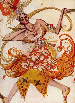 Léon Bakst: 'Firebird,' Ballerina, 1910