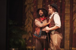 Michael Kuhn (Sancho) and James Dornier (Don Quixote). Photography by Amanda Tipton.