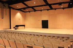 Interior of the new Stewart Auditorium at the Longmont Museum. Photo by Peter Alexander