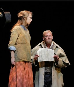 Emily Fons (Ruby Thewes) and Jay Hunter Morris (Teague) in ‘Cold Mountain.’ Photo © Ken Howard for Santa Fe Oper