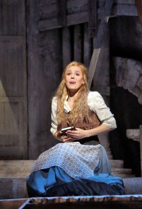 Georgia Jarman (Gilda) in 'Rigoletto.' Photo (c) Ken Howard for The Santa Fe Opera