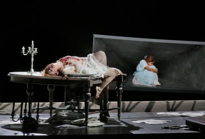 Alex Penda (Salome) in ‘Salome.’ Photo © Ken Howard for Santa Fe Opera