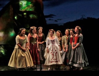 10 Rhian Lois (Zerlina) and Ensemble Cast in 'Don Giovanni' (c) Ken Howard for Santa Fe Opera.SMALL