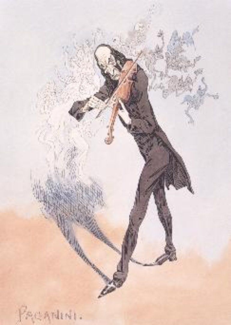 Paganini charicature